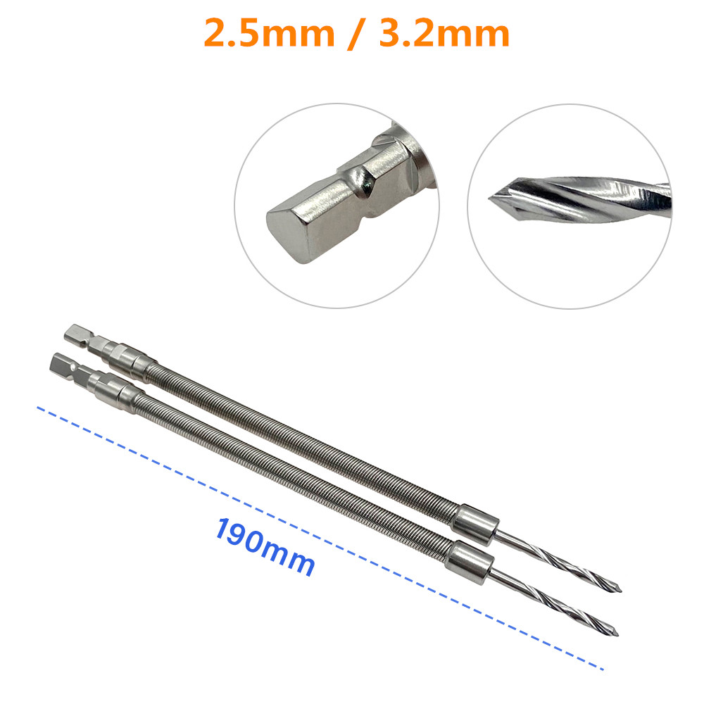 Orthopedic Flexible Drill Bit Soft Drill 2.5mm 3.2mm Stainless Steel Bone Drill Bit Pet Orthopedic Instrument