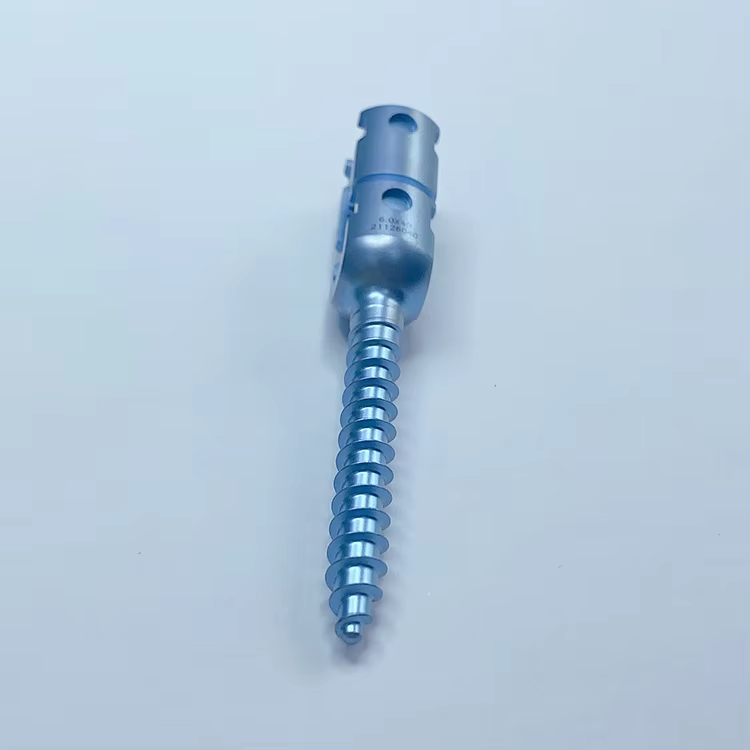Orthopedic Implants Surgery Spine 6.0MM Titanium Reduction Monoaxial Pedicle Screw Hospital Use Lifetime Warranty