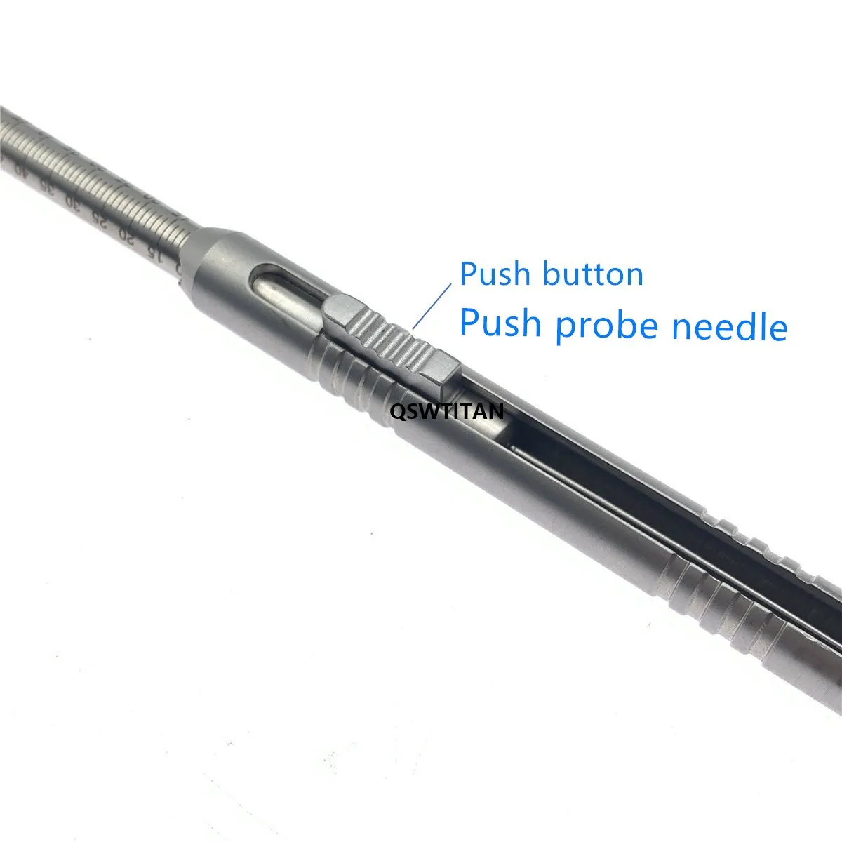 Depth Gauge 0mm to 75mm/85mm Orthopedics Veterinary Surgical Instruments Stainless Steel