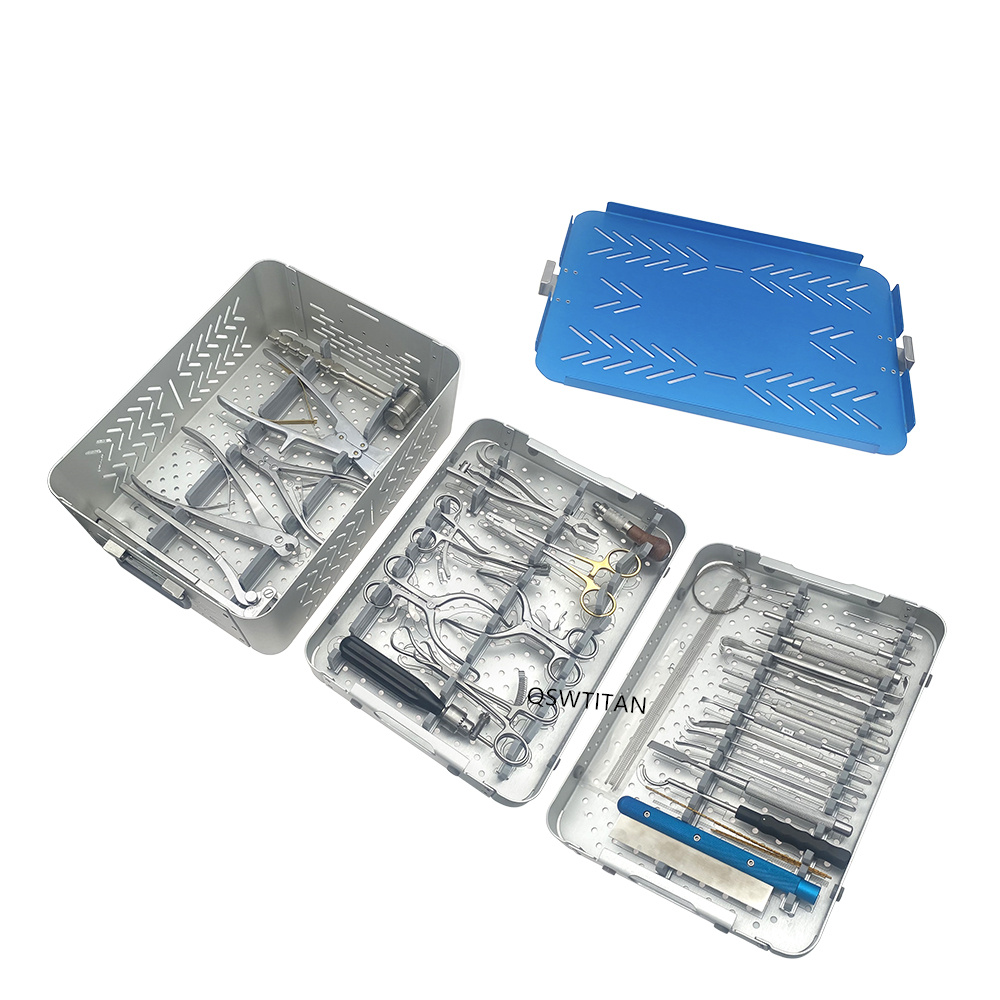 Orthopedic Locking Plate Instrument Small Animal Fracture Surgery Kit Tplo System Veterinary Basic Instrument Set