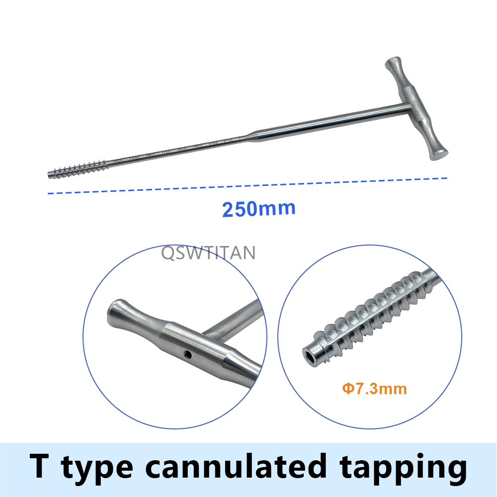 Orthopedics Screw Cannulated Tapping 7.3mm