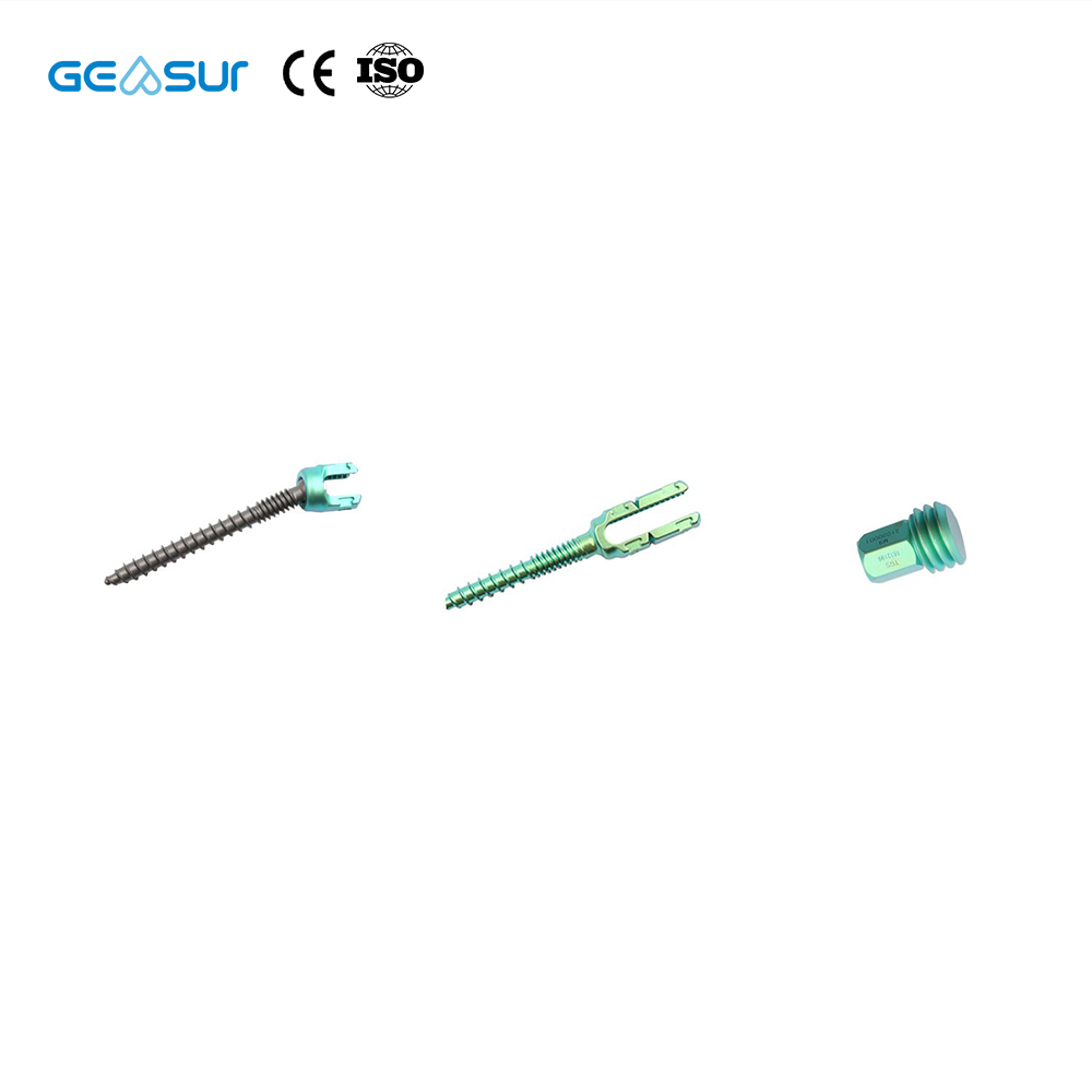Geasure Disposable Titanium Alloy Domino Connector-Class III Orthopaedic Implant 5.5 System Posterior Spinal Fixation 1 Year