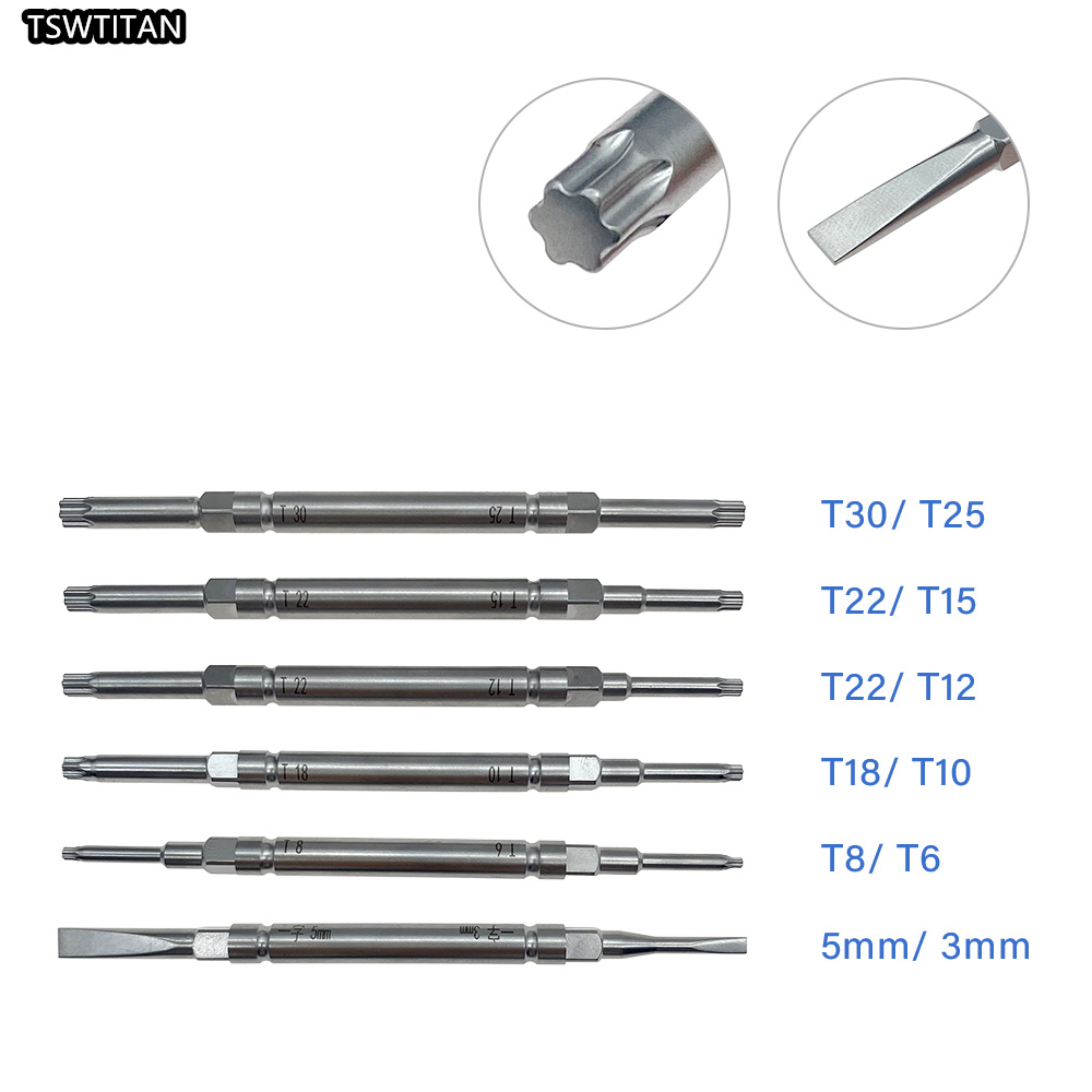 Bone Screw Drivers Star Head Screw Drivers Hex Screwdrivers Autoclavable Orthopedic Instrument