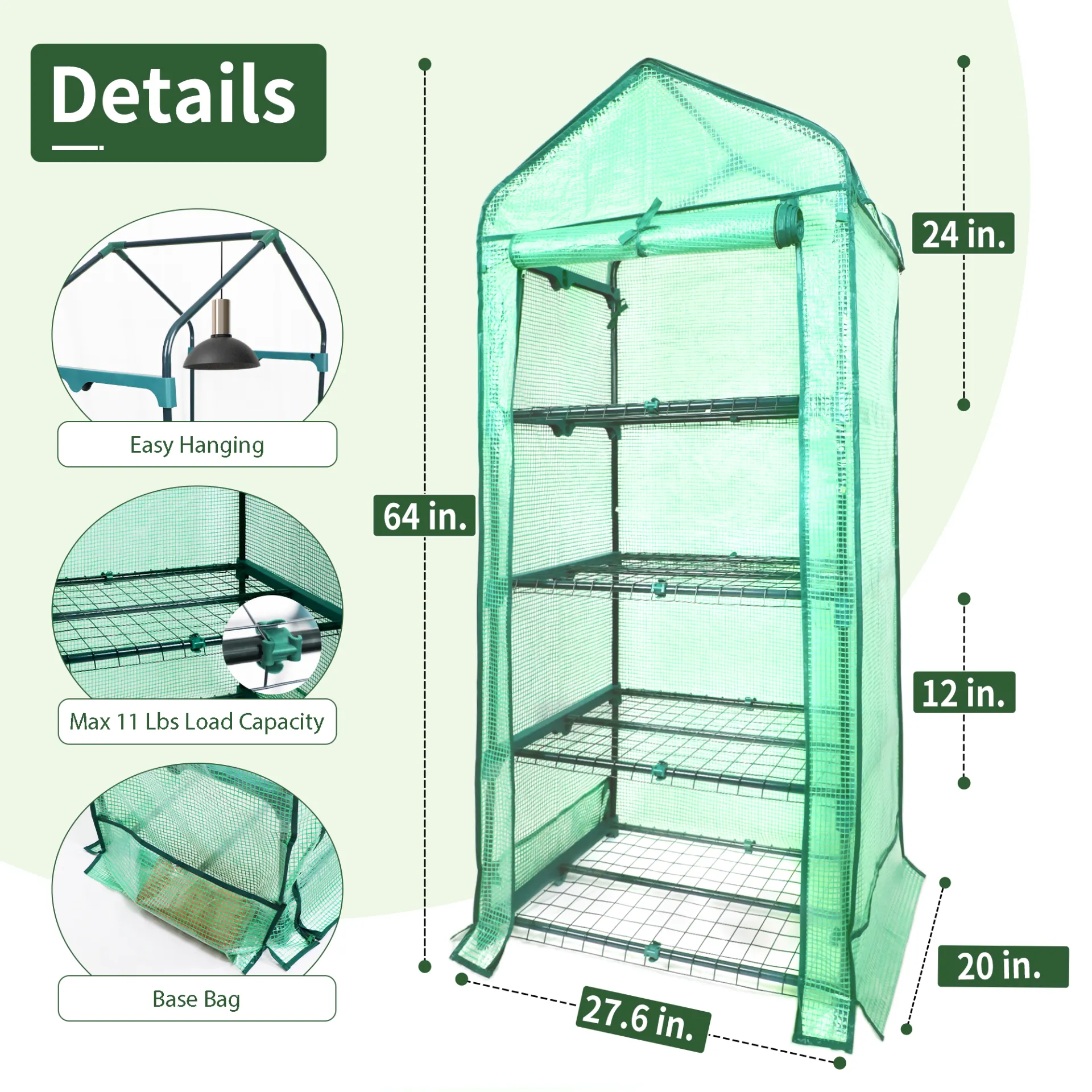 Small Greenhouse with PE Cover
