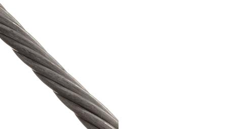 Galvanized steel strand details