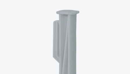 poly post fence