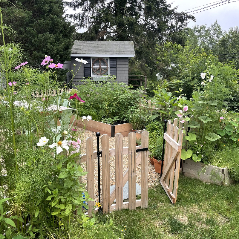 Wood Panel Fence