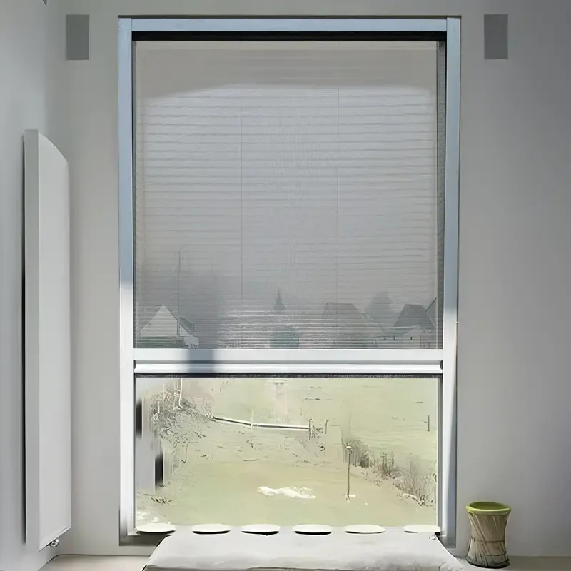 Mosquito and Insect Proof Pleated Screen Window