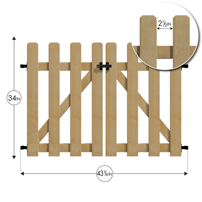 Wood Fence Gate