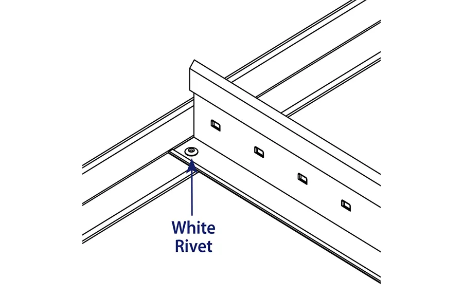 B-18 White Rivets Set