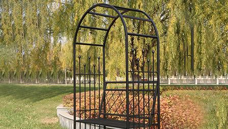 garden arch with gate