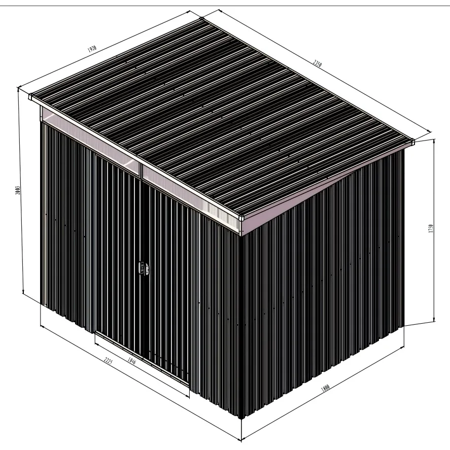 Skylight Metal Shed