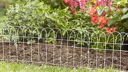 garden fencing and borders