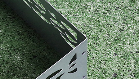 Steel garden edging