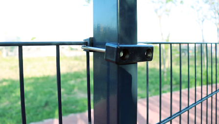 steel post caps application