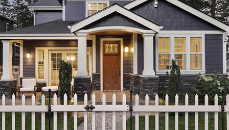 vinyl panel fence