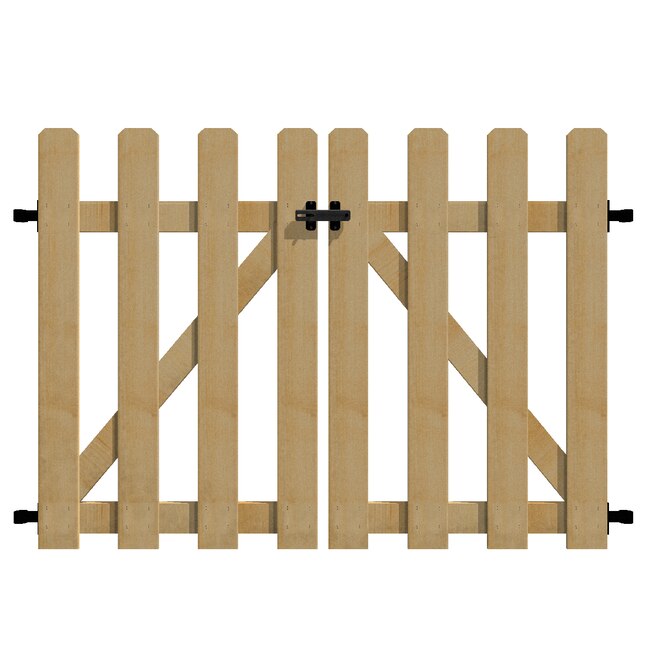 Wood Fence Gate