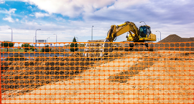 plastic coated wire fencing