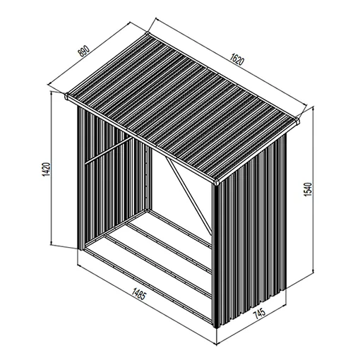 Wood Storage Unit