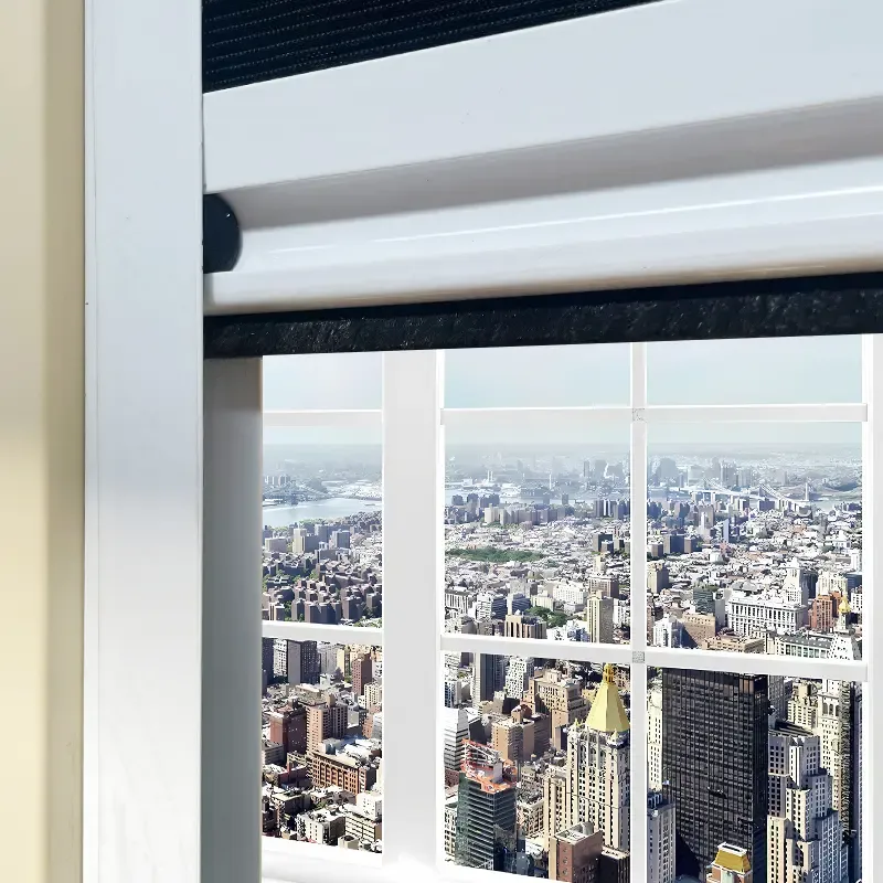 Mosquito and Insect Proof Pleated Screen Window