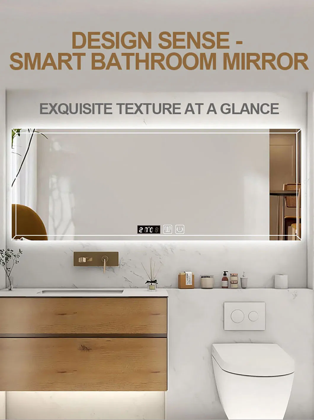 Smart LED Bathroom Mirror