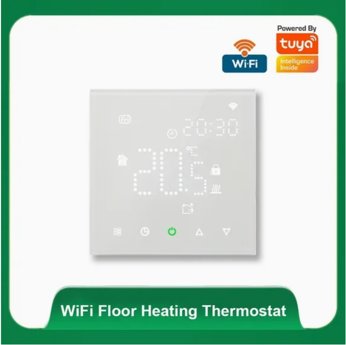 Beautiful WiFi Thermostat to Enhance Room Heating Management