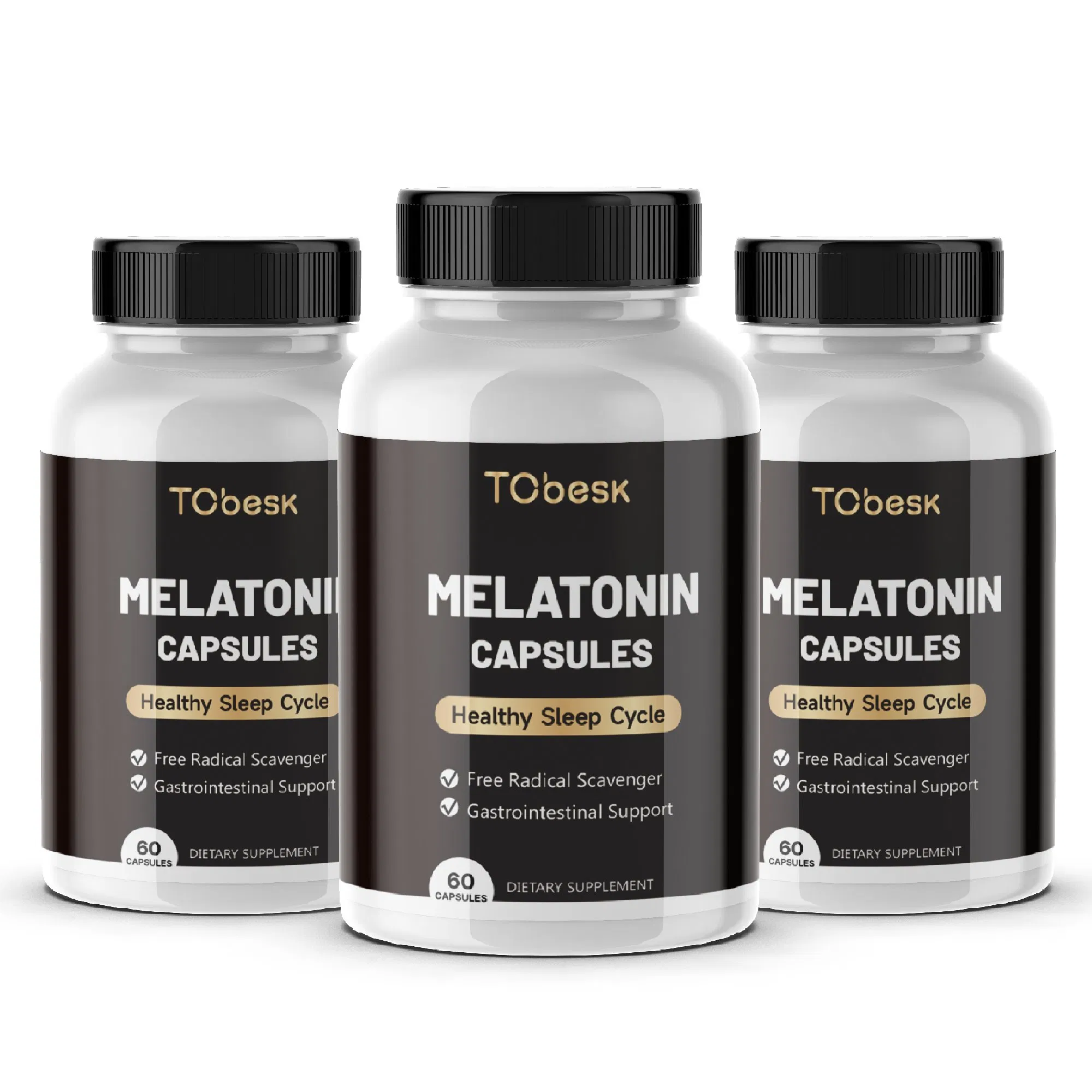 Tcbesk Melatonin Capsules Softgels Reduce Sleep Onset Time Improve Sleep Quality Regulate Circadian Rhythm