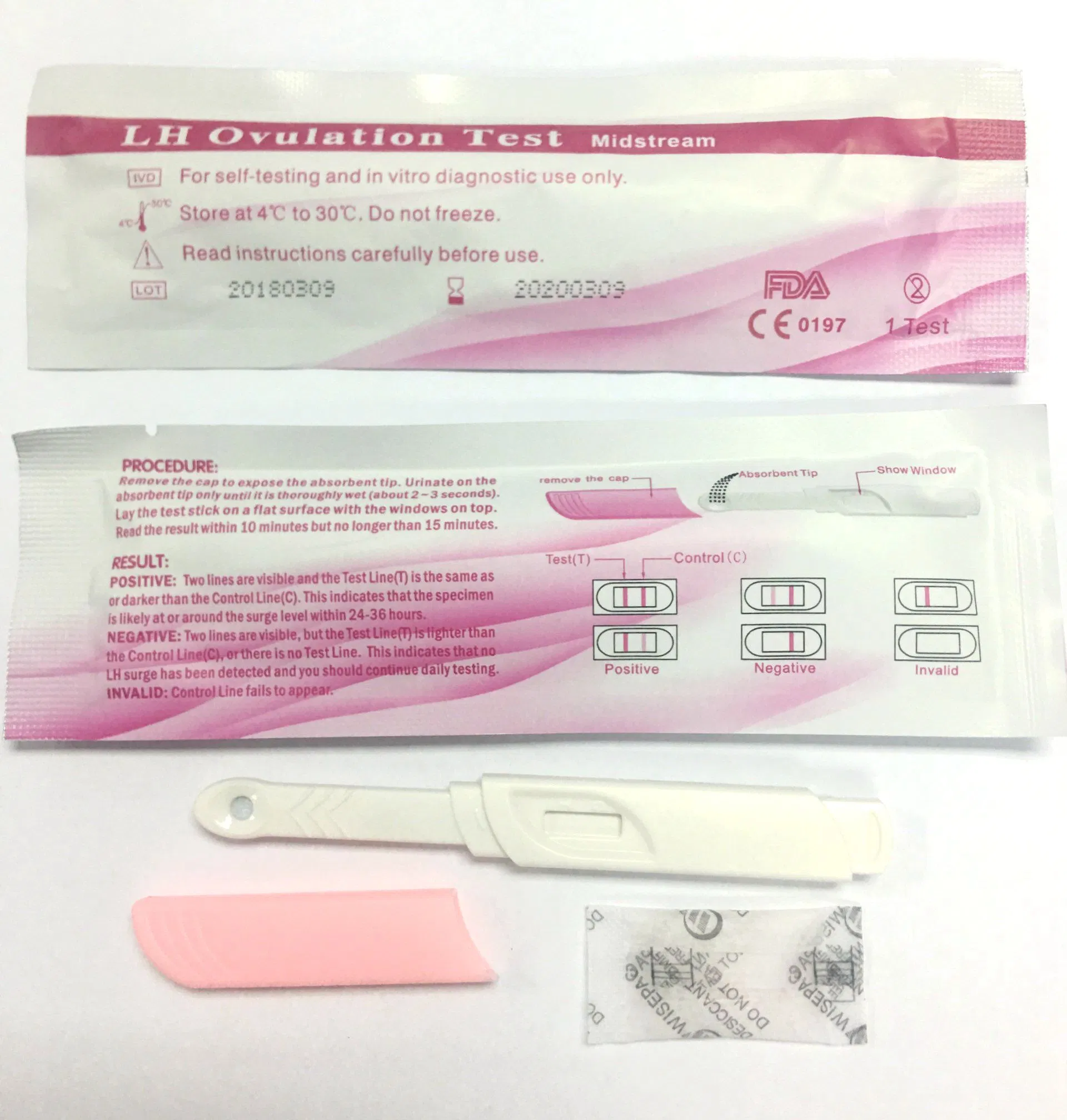 Luteinizing Hormone Ovulation Lh Test Midstream (Colloidal Gold)