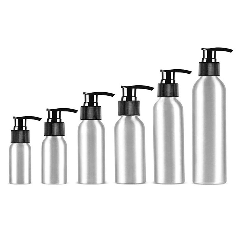 100ml Microbiome-Friendly Aluminum Bottles Probiotic Coating Medical-Grade Printing Lotion Pump