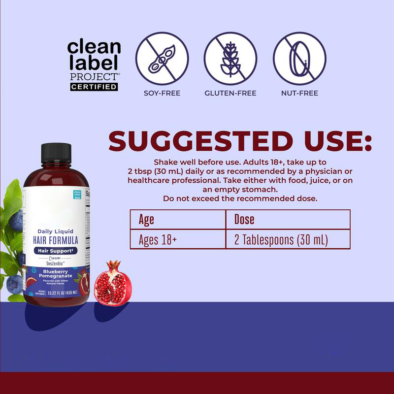 Premium Hair Growth Vitamin Drops for Thicker, Lustrous Hair