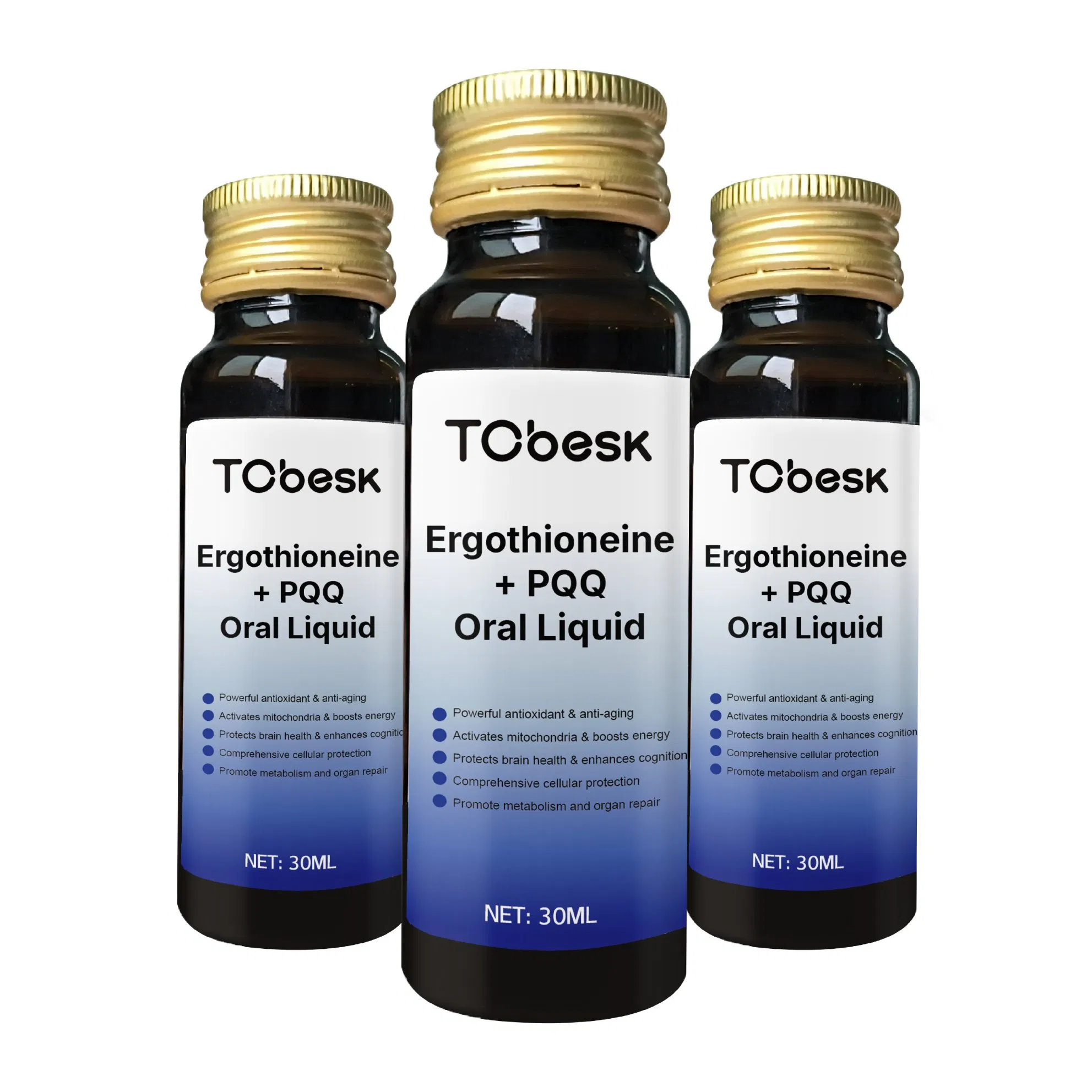 Factory Supply Neuroprotection and Brain Enhancement with Ergothioneine PQQ Oral Liquid