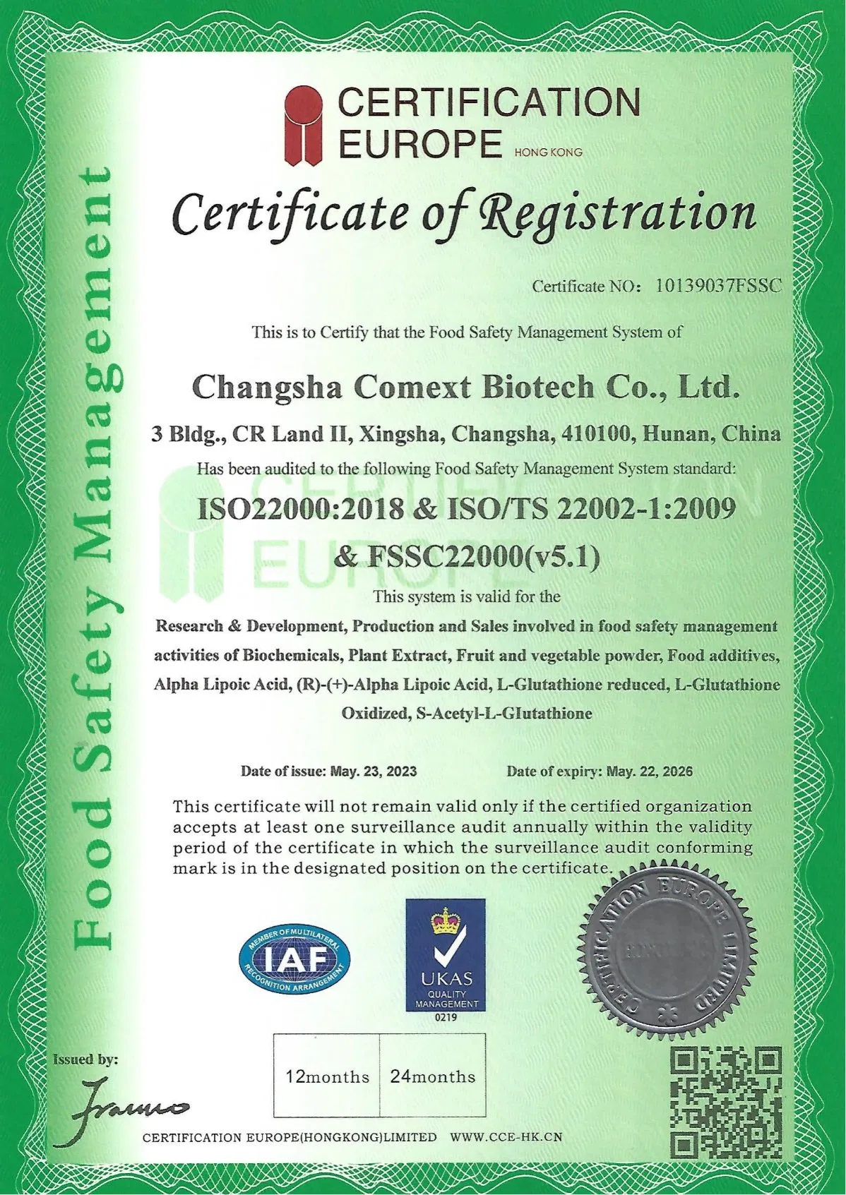 Comext-Siberian Ginseng Extract-Kosher Halal Certified-100% Natural