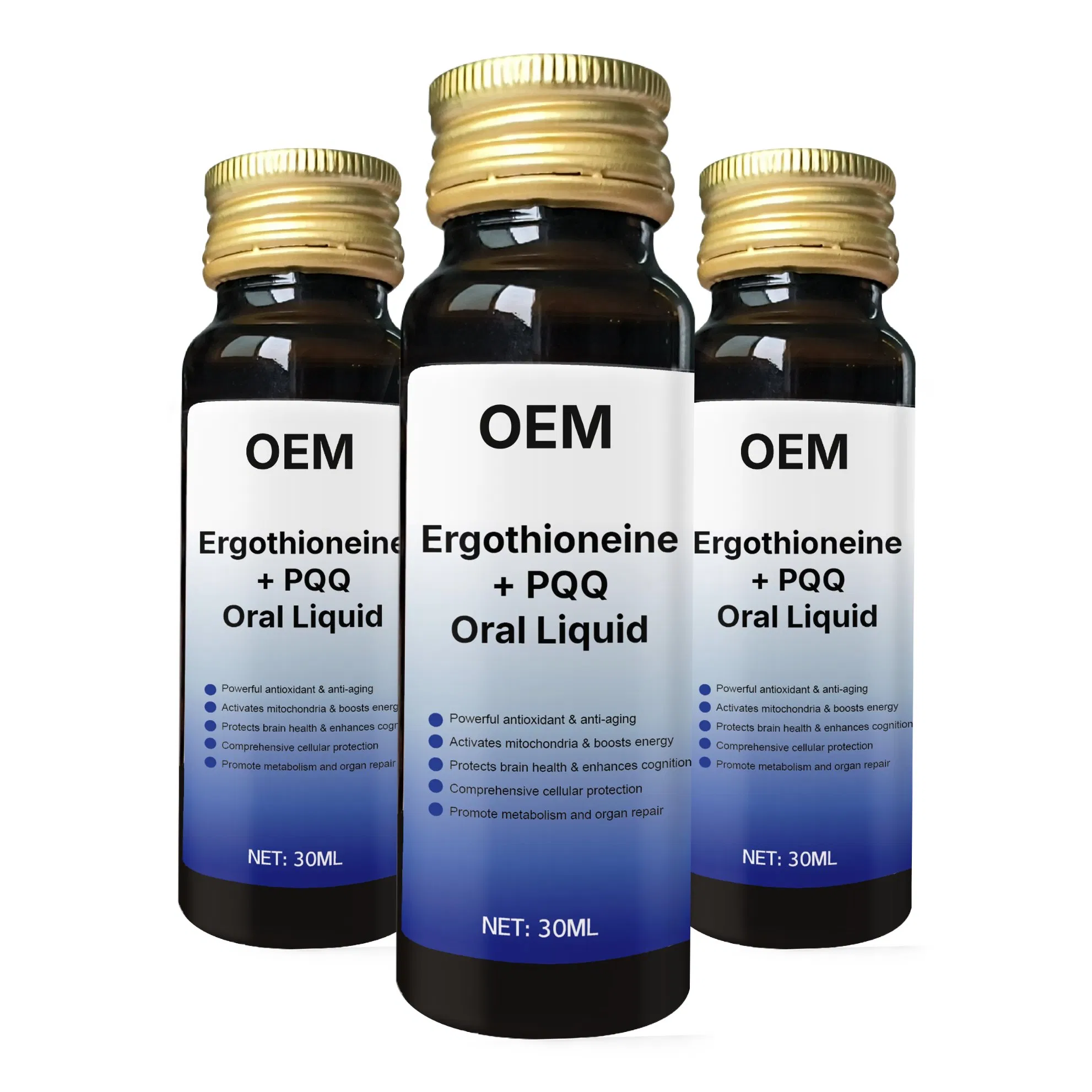 Private Label Immune Boosting Premium Ergothioneine PQQ Oral Liquid