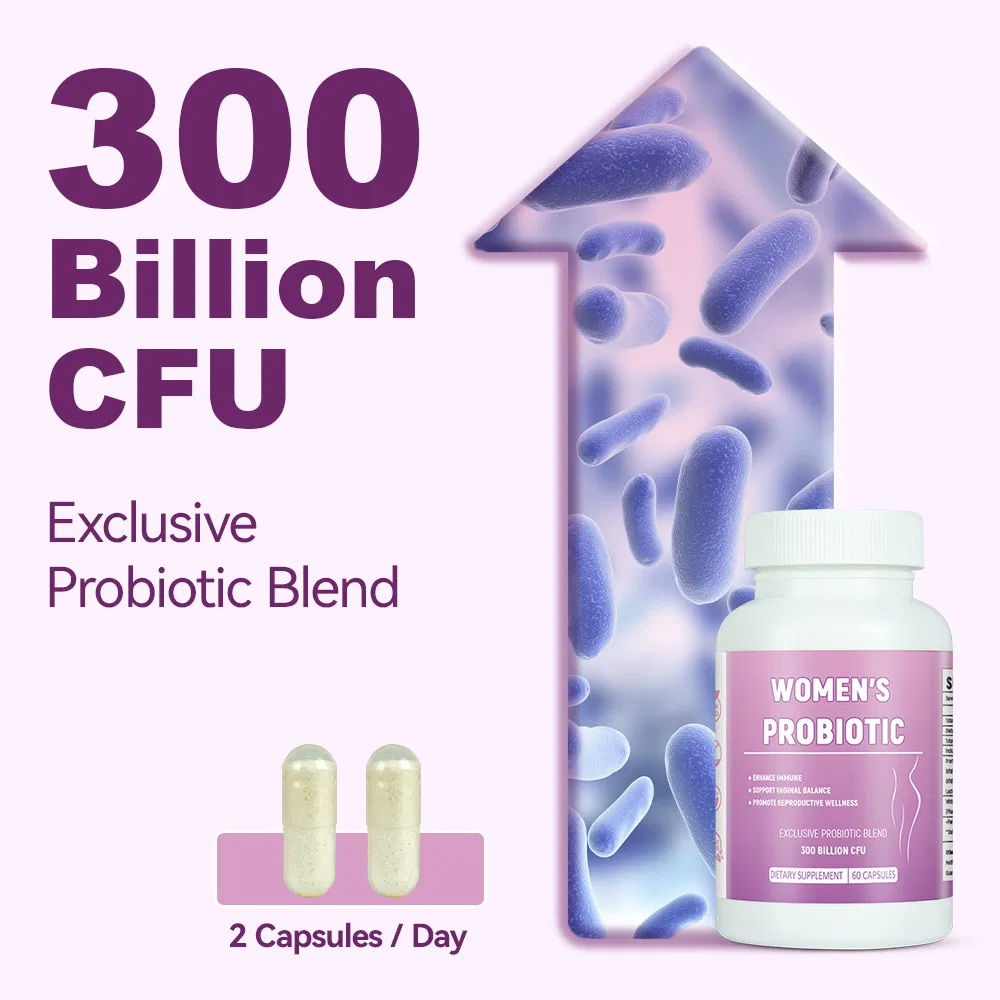 Chinaherbs Probiotic Capsules Supports Vaginal Microbiome Balance Women's Probiotics