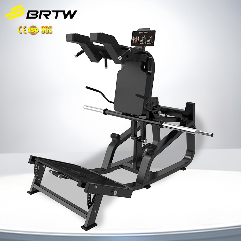 Squat Machine Gym Equipment Super Hack Squat Leg Training Commercial Multi Functional Fitness Equipment