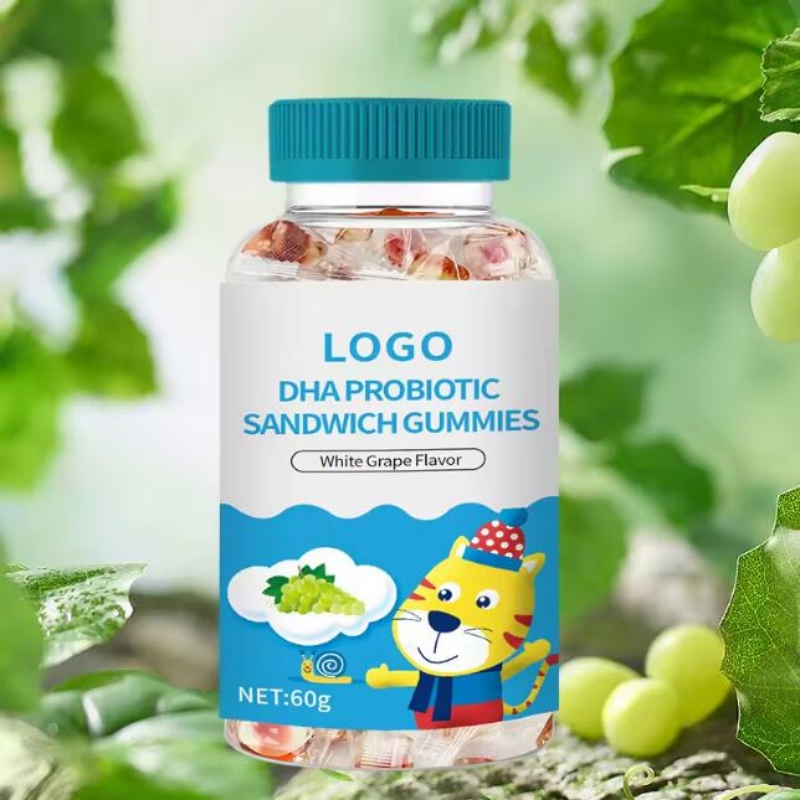 Multivitamin Gummy Probiotic Gummies for Kids Gut Health Balance Microbiome Dietary Supplement