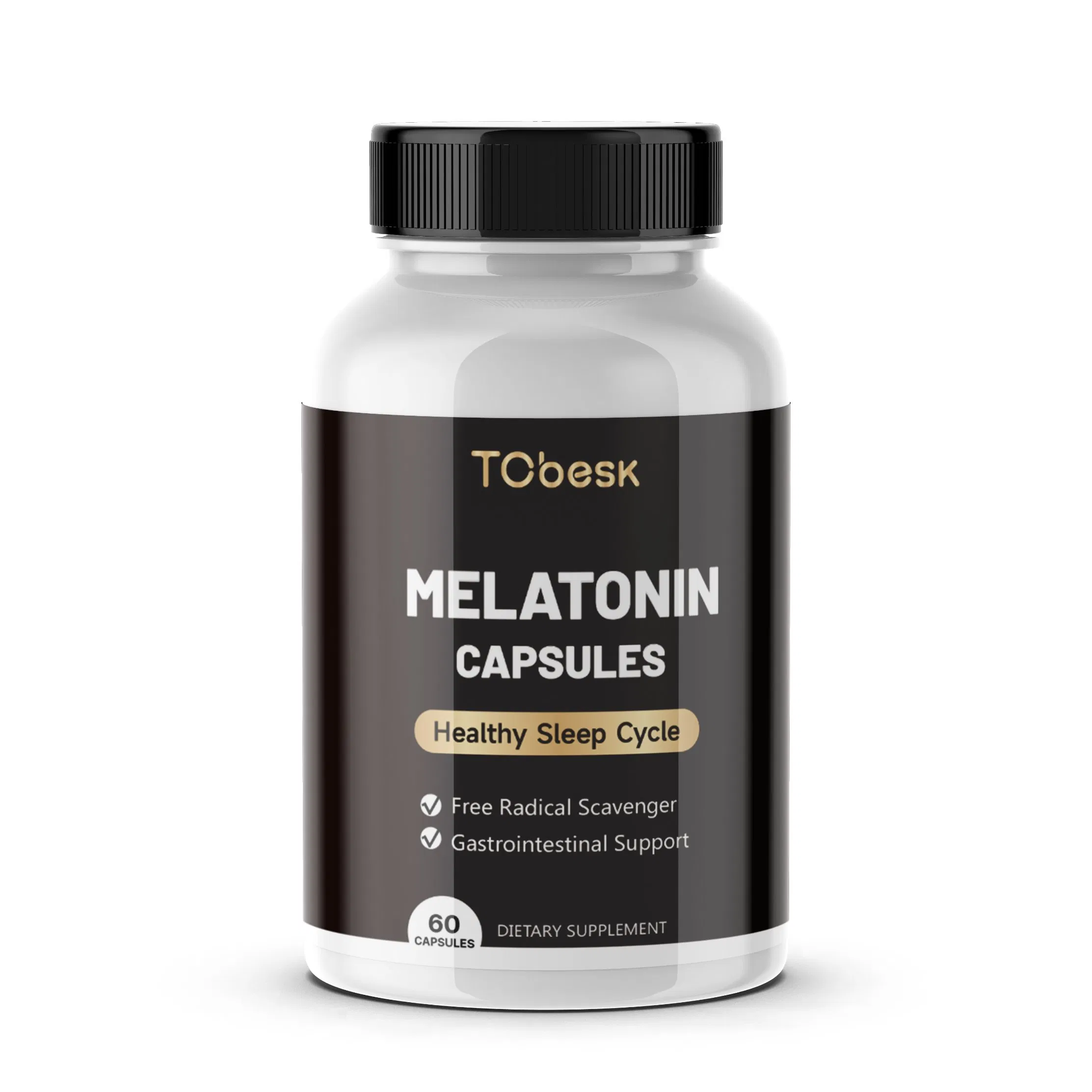 Tcbesk Melatonin Capsules Softgels Reduce Sleep Onset Time Improve Sleep Quality Regulate Circadian Rhythm