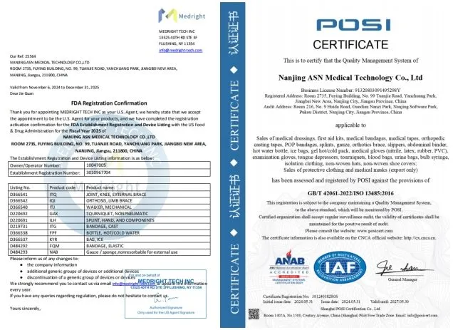 Quality Certificates