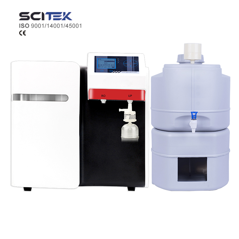 SCITEK Laboratory Ultrapure Water Purifier with Sterilizer Lamp,Heat Source Removal Column