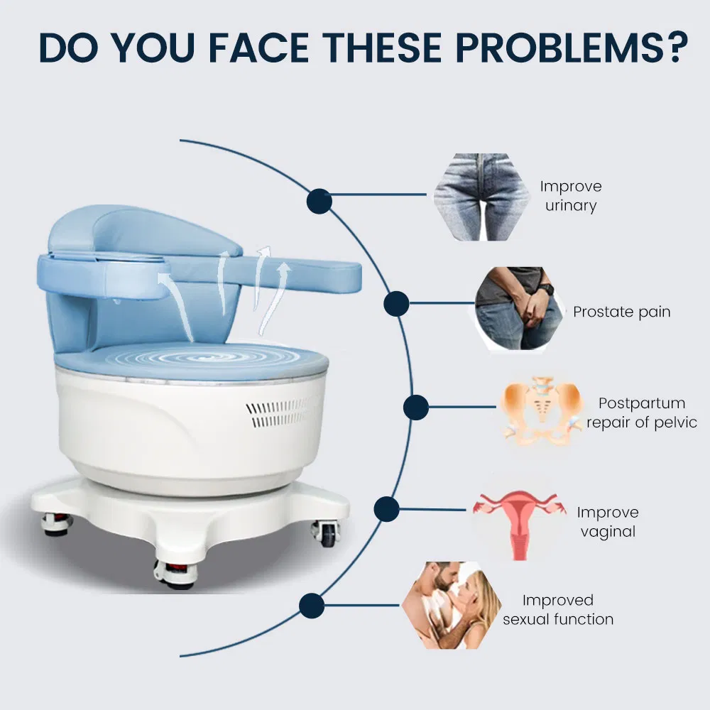 Non-Invasive Muscle Magnetic Muscle Stimulator Treat Urinary Incontinence EMS Pelvic Floor Chair