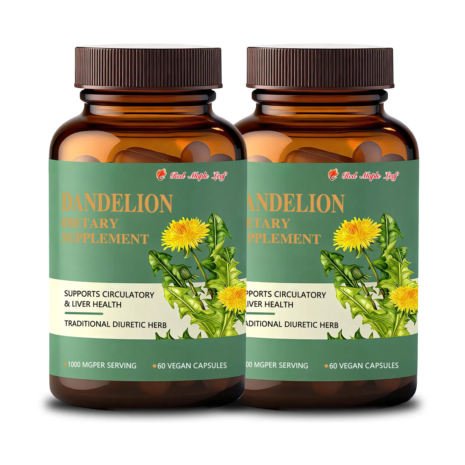 Organic Dandelion Extract Capsules - Halal/Kosher Approved for Immune Support &amp; Joint Comfort