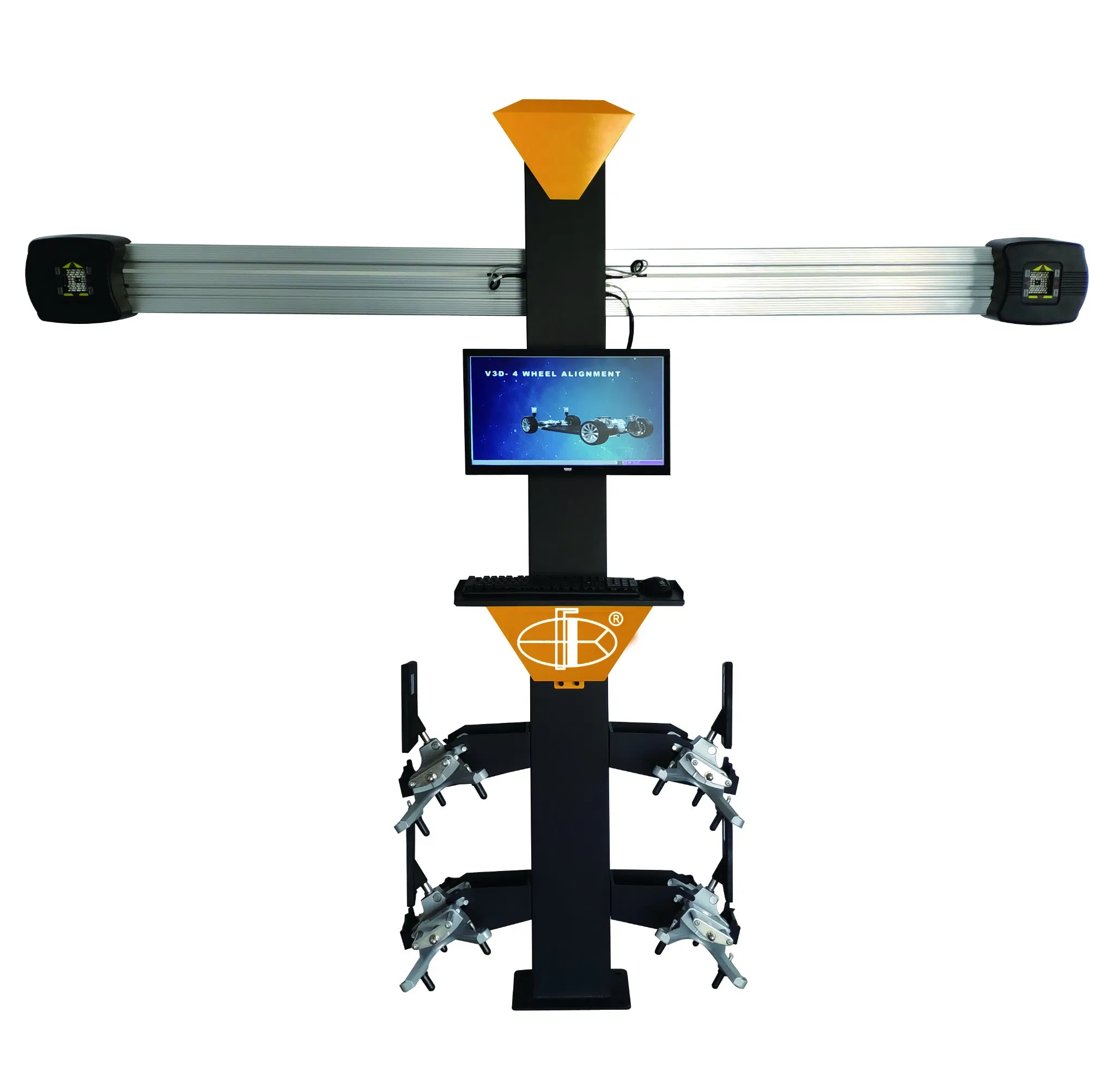 Ergonomic Wheel Alignment Tool with Advanced Features and Stand