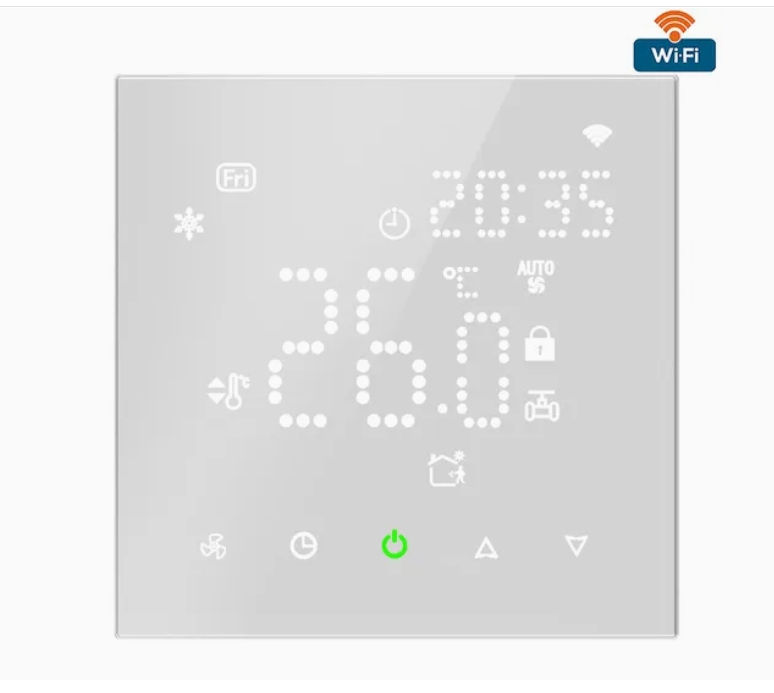 Beautiful WiFi Thermostat to Enhance Room Heating Management
