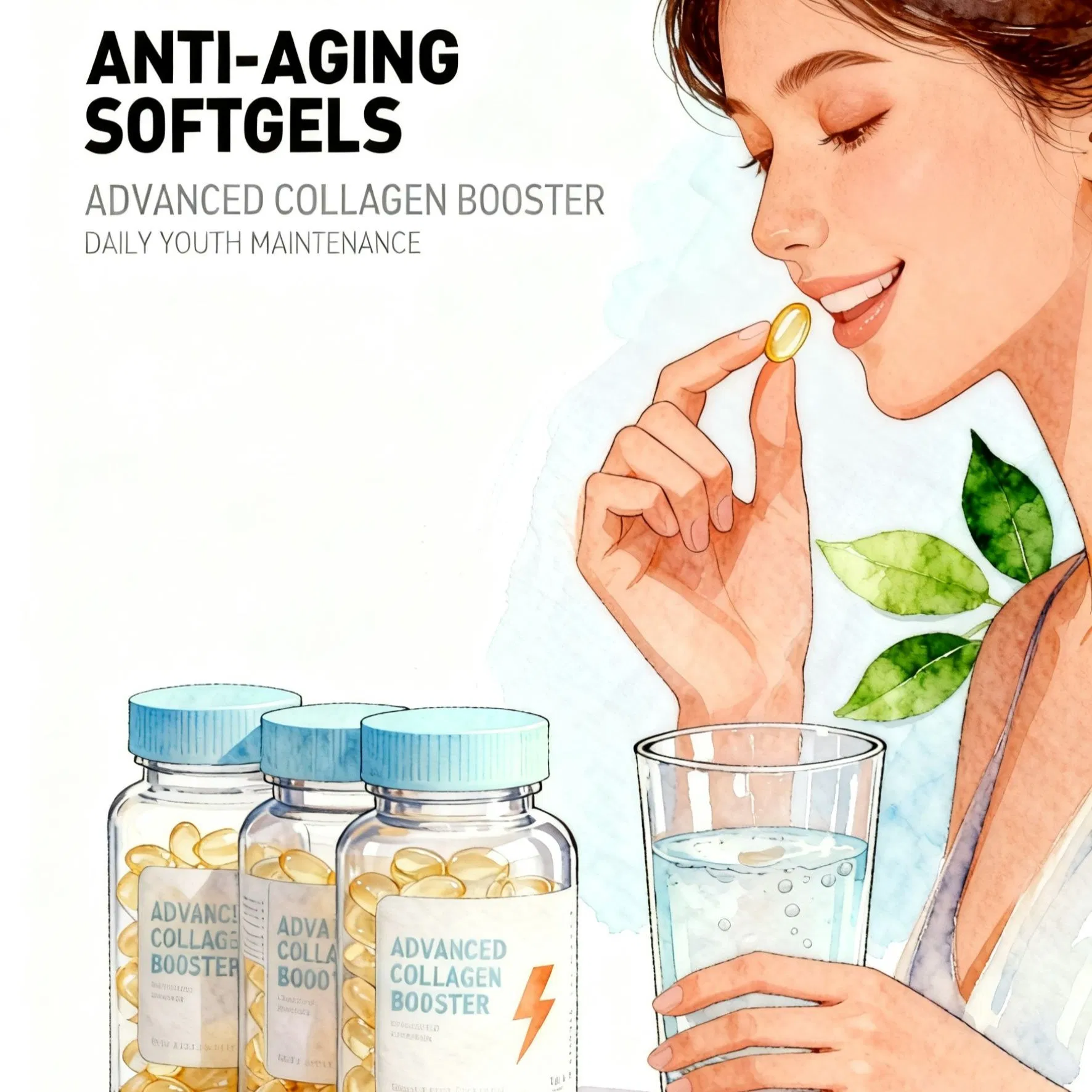 Mitochondrial Support Softgels with PQQ &amp; Coq10 for Cellular Energy and Longevity