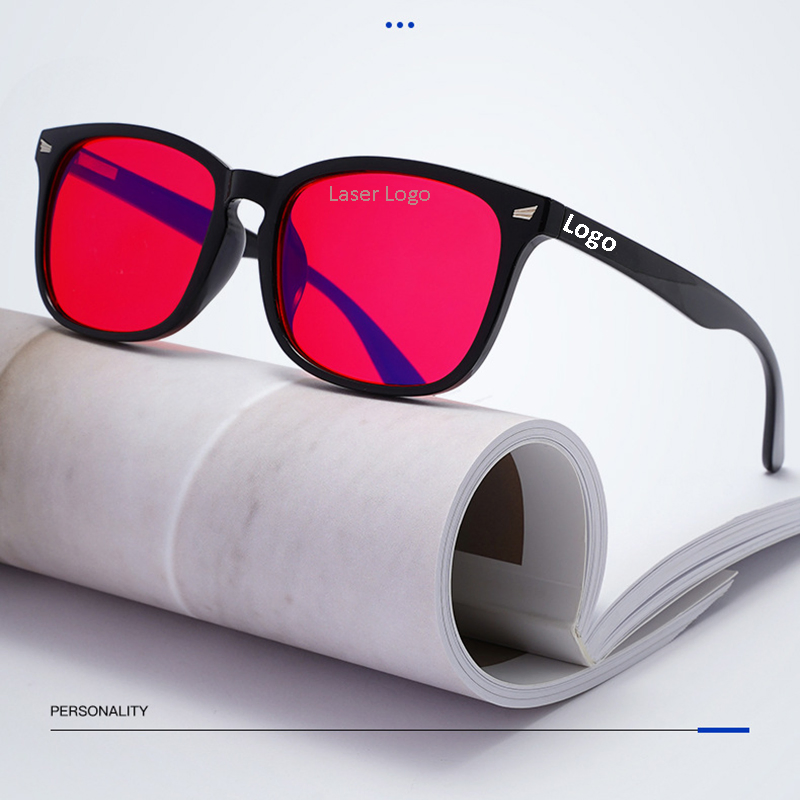 Wholesale Custom Biohacking Sun Glasses Yellow Amber Red Lens Biohack Your Sleep with Blue Light Blocking Glasses - Eyeglasses Factory