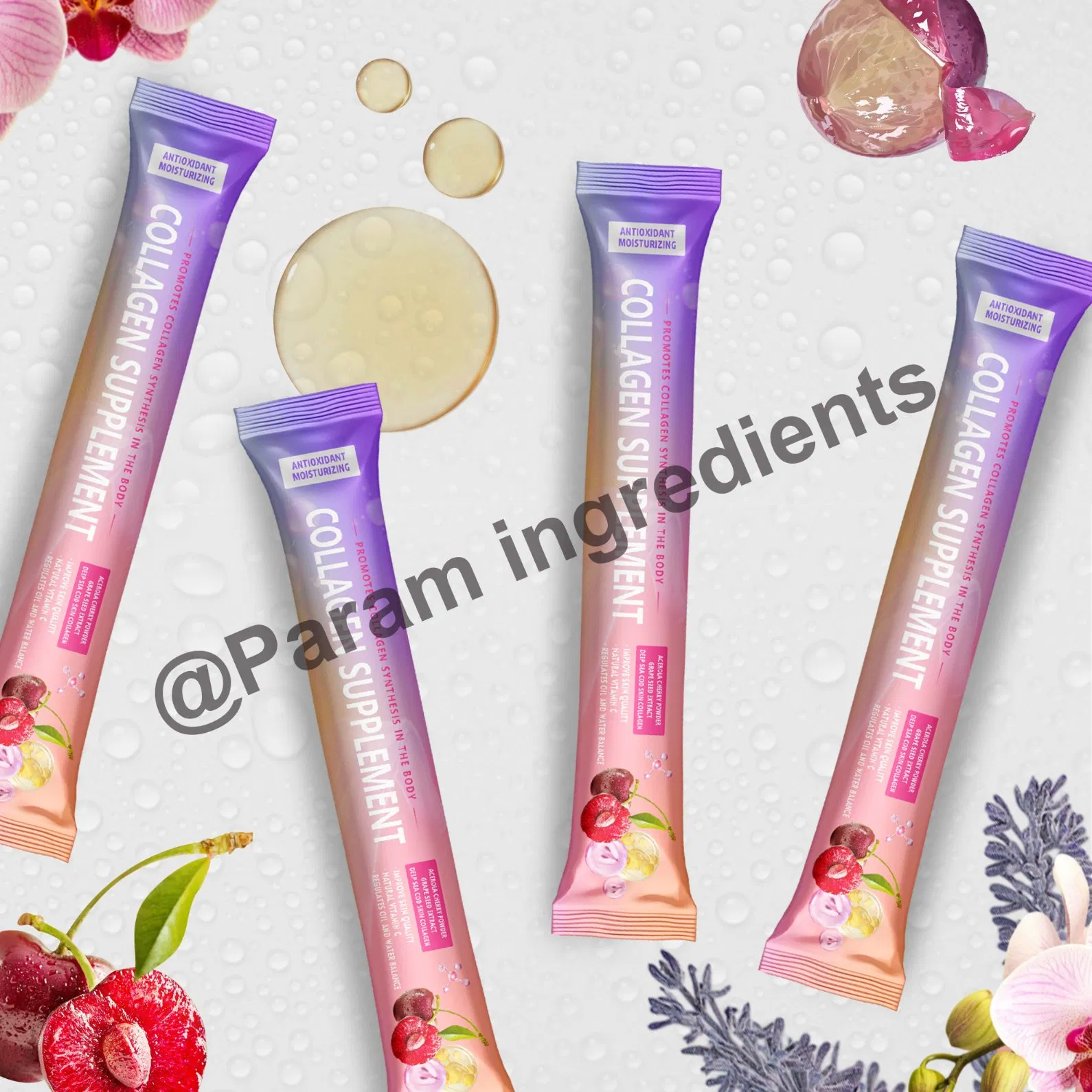 Collagen Beauty Latte Stick Pack Private Label Functional Wellness Latte Powder Manufacturer