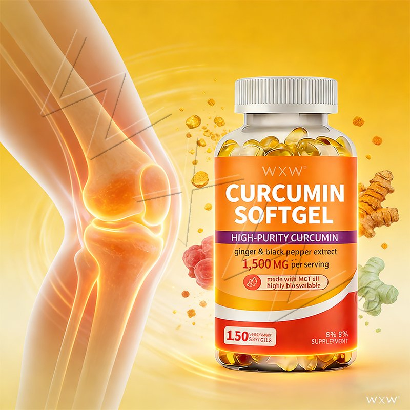 Premium Curcumin Softgels for Enhanced Joint Flexibility and Comfort