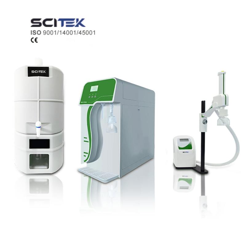 SCITEK Laboratory Ultrapure Water Purifier with Sterilizer Lamp,Heat Source Removal Column
