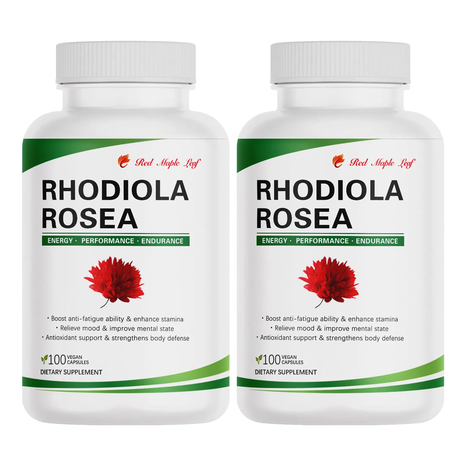 Premium Rhodiola Rosea Extract Capsules Energy Boost, Stress Resilience &amp; Cognitive Support