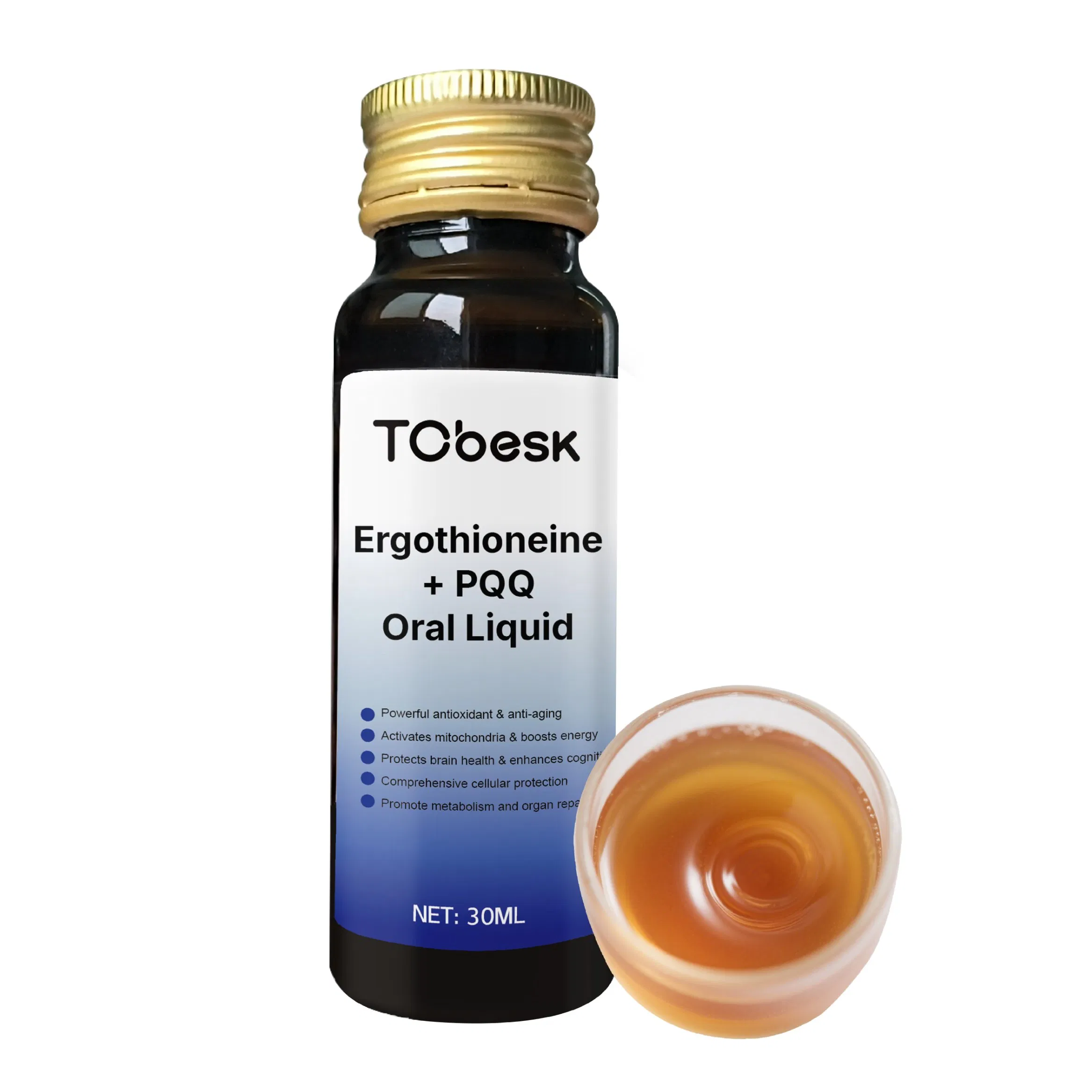 Factory Supply Neuroprotection and Brain Enhancement with Ergothioneine PQQ Oral Liquid